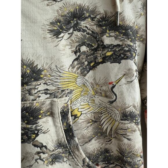 Vintage 90s Lucky Brand Bonsai Crane Pullover size medium - Picture 6 of 10